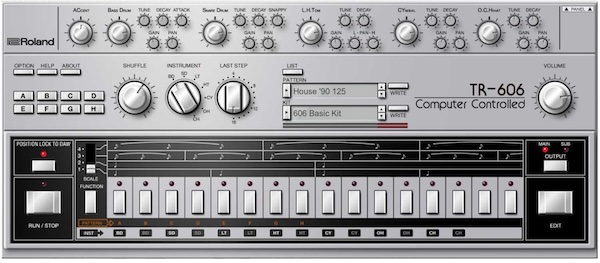 Roland「TR-606」ACBモデリングでアナログ回路まで再現し、現代的機能とハードウェア連携で進化したソフトウェアリズムコンポーザー｜DTMプラグインセール