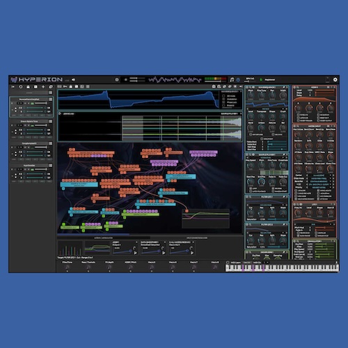 Tracktion「Hyperion」最大16レイヤーのモジュラー構造で無限の音作りを実現する次世代デジタルモジュラーシンセサイザー｜DTMプラグインセール