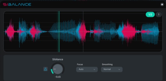 nClear「SIBALANCE」耳に刺さる歯擦音だけを自然に抑えながらボーカル本来の明るさと存在感を維持できるデエッサー|DTMプラグインセール