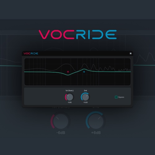 nClear「VOCRIDE」ボーカルの基音と倍音を自動追従しながら厚み・存在感・明瞭感を自然に調整できるハーモニックEQ｜DTMプラグインセール