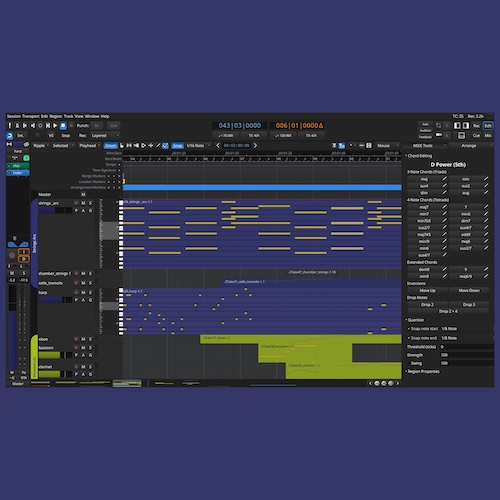 Ardour「Ardour」MIDI Toolsのエディター対応や縦方向サマリービューの追加など、音楽制作を快適にするオープンソースDAW｜DTMプラグインセール