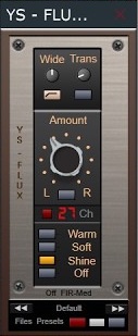YS Plugins「YS - Flux」周波数の揺らぎを活用してデジタルサウンドに自然な動きと奥行きを加えるミキシングプラグイン｜DTMプラグインセール