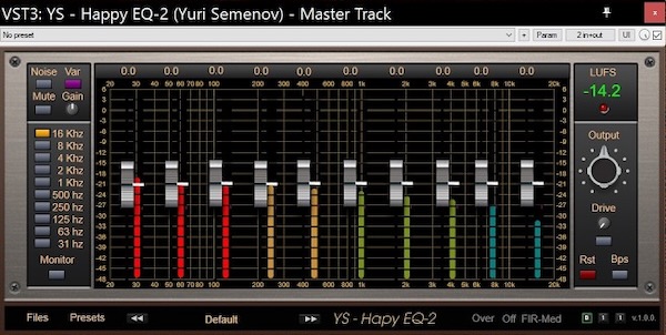 YS Plugins「YS - Happy EQ- 2」10バンドEQと帯域ごとのソロ試聴機能を搭載し、ミックスの問題点を見つけやすくする多機能プラグイン｜DTMプラグインセール