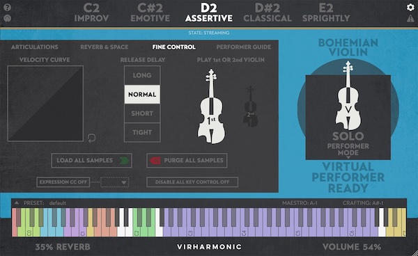 VIRHARMONIC「Bohemian Violin V4」鍵盤だけで“本物のバイオリン演奏”を再現!トゥルーレガートと膨大なサンプルで圧倒的なリアリズムを実現したソロバイオリン音源|DTMプラグインセール