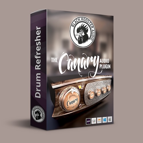 Black Rooster Audio「The Canary」録音やミックスで失われたアタック・サステイン・胴鳴りを補強し、迫力あるドラムサウンドへ仕上げられるドラム専用プラグイン｜DTMプラグインセール