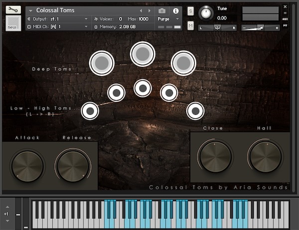 Aria Sounds「Drums & Percussion Bundle」重厚なアンサンブルドラムから民族打楽器まで収録した映画音楽・ゲーム音楽向けシネマティックパーカッション音源｜DTMプラグインセール