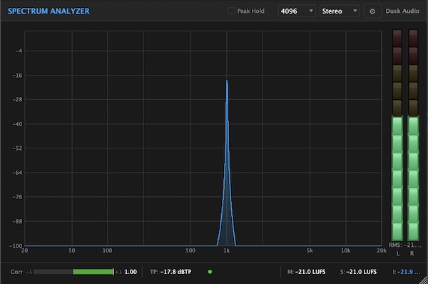 Dusk Audio「Spectrum Analyzer」FFTスペクトラム解析・LUFSメーター・True Peak検出を搭載した高機能オーディオ分析プラグイン｜DTMプラグインセール