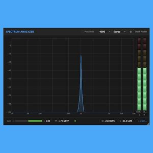 Dusk Audio「Spectrum Analyzer」FFTスペクトラム解析・LUFSメーター・True Peak検出を搭載した高機能オーディオ分析プラグイン｜DTMプラグインセール