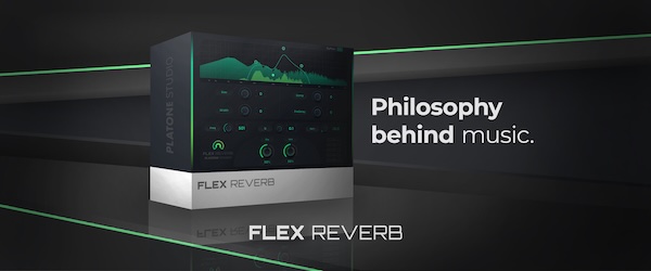 Platone Studio「Flex Reverb」ボーカルや楽器に心地よい空間表現を加えられる、グラフィックEQを搭載したプレートリバーブ｜DTMプラグインセール