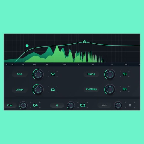 Platone Studio「Flex Reverb」ボーカルや楽器に心地よい空間表現を加えられる、グラフィックEQを搭載したプレートリバーブ｜DTMプラグインセール