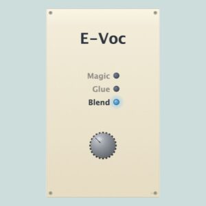 TONAL WORKS「E-Voc」浮いて聞こえがちなボーカルをトラックへ自然になじませるワンタッチ操作のボーカルプロセッサー｜DTMプラグインセール