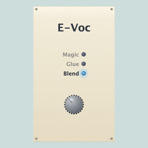 TONAL WORKS「E-Voc」浮いて聞こえがちなボーカルをトラックへ自然になじませるワンタッチ操作のボーカルプロセッサー｜DTMプラグインセール