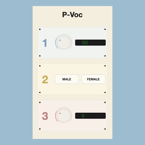 TONAL WORKS「P-Voc」プロが行うボーカルミックスの定番処理をシンプルな操作で再現できるオールインワンプラグイン｜DTMプラグインセール