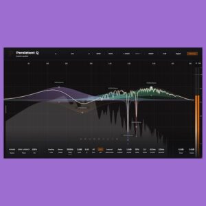 KageProduction「Persistent Q BETA」ミキシングからマスタリングまで対応し、自然な音色調整と精密な周波数補正を実現する高精度EQ｜DTMプラグインセール