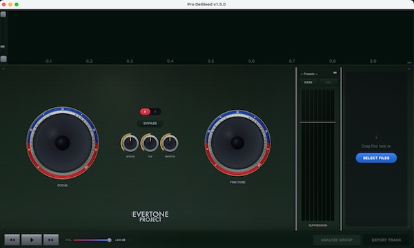 Evertone「Pro DeBleed」ゲートでは不可能だったブリード除去を実現！スペクトル解析でドラムの被りを可視化・制御する革新的ドラム処理ツール｜DTMプラグインセール