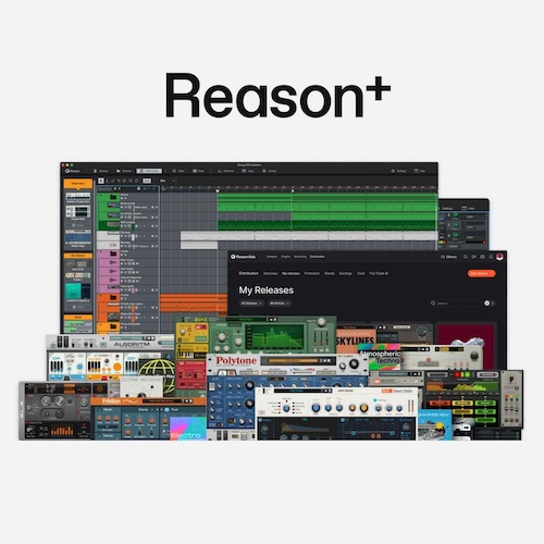 Reason Studios「Reason+ (Annual Subscription)」Reason DAW・Reason Rack・豊富な音源とエフェクトをまとめて利用できる音楽制作サブスクリプション｜DTMプラグインセール