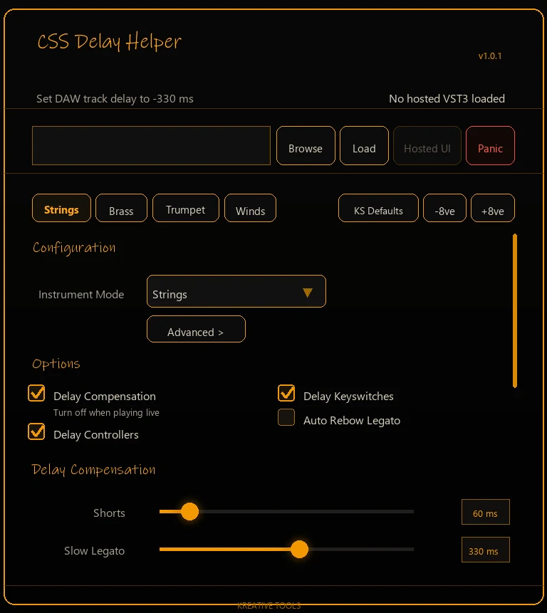 KReative Studio「CSS Delay Helper」オーケストラ打ち込みの細かなタイミング調整を効率化!キースイッチやCCデータまで補正できるタイミング補正プラグイン|DTMプラグインセール