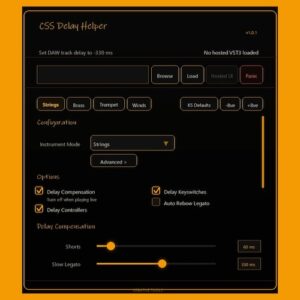 KReative Studio「CSS Delay Helper」オーケストラ打ち込みの細かなタイミング調整を効率化！キースイッチやCCデータまで補正できるタイミング補正プラグイン｜DTMプラグインセール