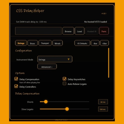 KReative Studio「CSS Delay Helper」オーケストラ打ち込みの細かなタイミング調整を効率化！キースイッチやCCデータまで補正できるタイミング補正プラグイン｜DTMプラグインセール