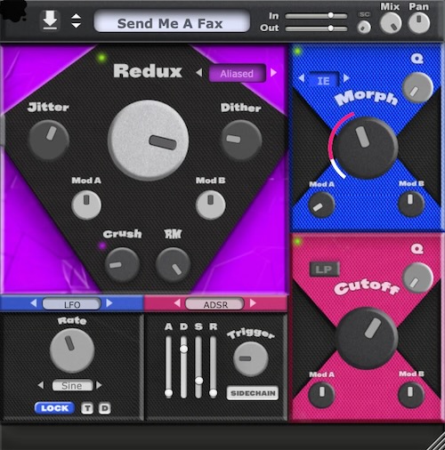 Gooey Audio「Mortamer」ビットクラッシュやフォルマントフィルターを活用して音にザラつき・動き・個性を加えられるLo-Fiエフェクトプラグイン｜DTMプラグインセール
