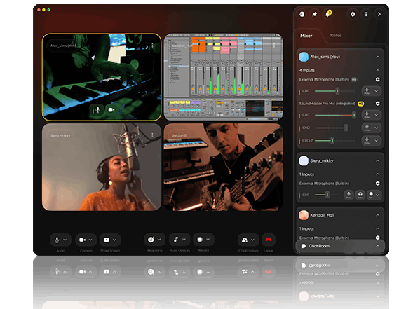 Muse「Muse Session Pro Unlimited（1 Year Subscription）」離れた場所にいるミュージシャンやクライアントと高音質で共同制作できるリモート音楽制作プラットフォーム｜DTMプラグインセール