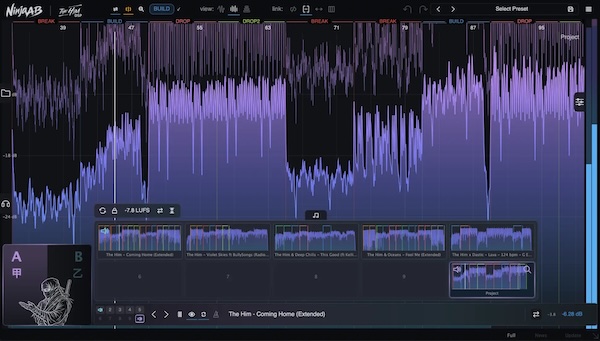 The Him DSP「Ninja AB」セクションごとに正確比較！リファレンス精度を極限まで高める次世代リファレンスワークフロー｜DTMプラグインセール