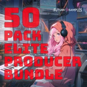 FUTURE SAMPLES「50 PACK ELITE PRODUCER BUNDLE」ヒップホップ・トラップ・Lo-Fi制作に役立つ！50種類のサンプルパックと7,236ファイルを収録した大容量バンドル｜DTMプラグインセール