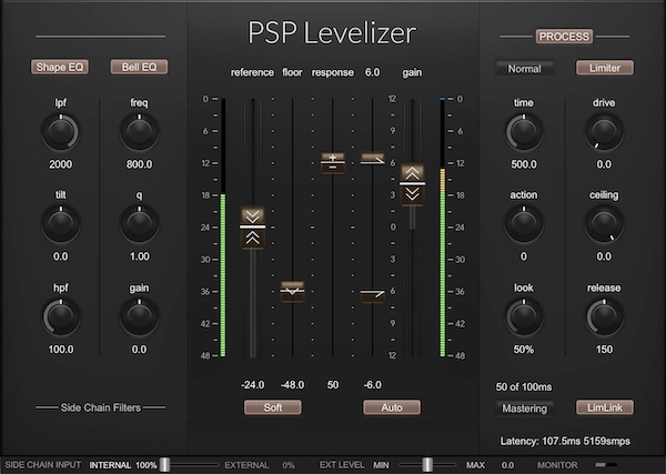 PSP Audioware「PSP Levelizer」コンプレッサーでは実現できない“自然な音量補正”を実現！自動でフェーダーを動かして音量を整えるオートフェーダープラグイン｜DTMプラグインセール