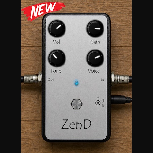 DamyFx「ZenD — Smooth Overdrive」Dumble系アンプを思わせる自然なレスポンスとアンプライクな弾き心地が魅力のオーバードライブ｜DTMプラグインセール
