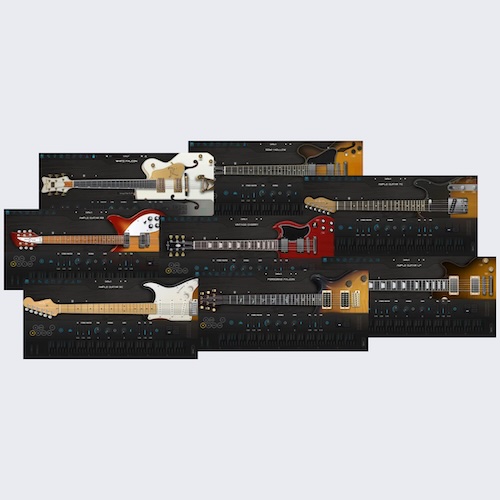 Ample Sound「8in1 Electric Bundle」8本の伝説的エレキギターを1つのバンドルに凝縮!ギター不要で最高峰のギターサウンドが完成する、ロックもジャズもファンクも完全網羅の最強ギター音源パック