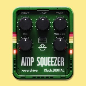 Clack.DIGITAL「Amp Squeezer」歪みの重心を低域から高域まで自在にコントロールできる次世代オーバードライブ｜DTMプラグインセール