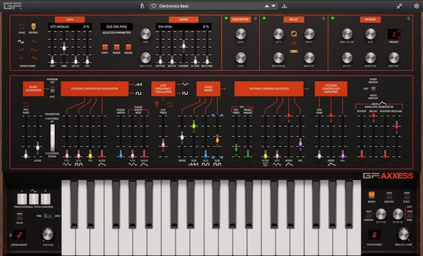 GForce Software「AXXESS」ヴィンテージシンセを“暴走進化”させた決定版!電子音楽・シネマティック・ポップまで対応する万能ポリシンセ|DTMプラグインセール