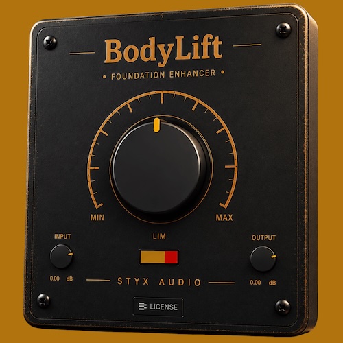 Styx Audio「BodyLift」薄く聞こえるサウンドに厚み・重量感・存在感を加えられる低域強化プラグイン｜DTMプラグインセール