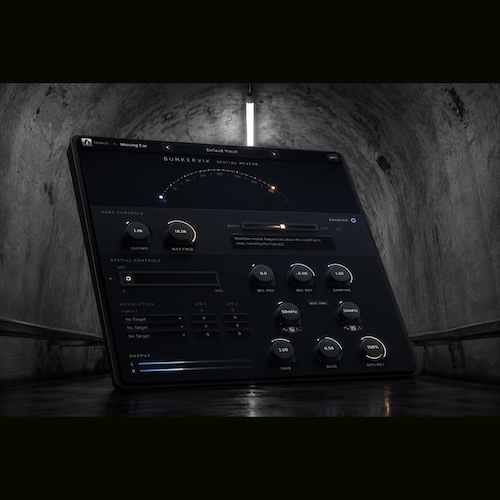 Physical Audio「Bunkervik Reverb」実在する防空壕の音響データをもとに開発された、空間内を自由に移動できる革新的なスペーシャルリバーブ｜DTMプラグインセール