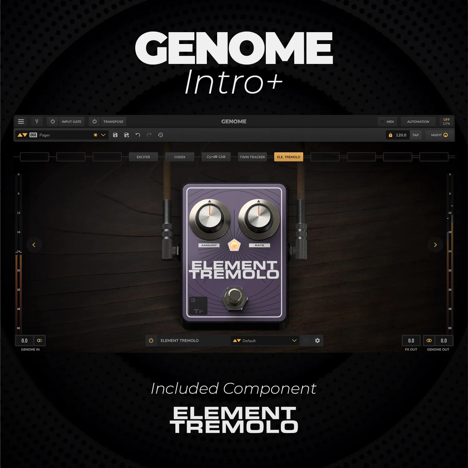Two Notes「GENOME Intro+」AIアンプモデリング・DynIRキャビネット・スタジオエフェクトを1つに統合したギター／ベース向け総合プラグイン｜DTMプラグインセール