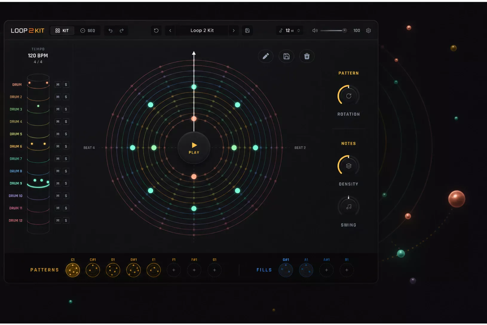 Pitch Innovations「Loop 2 Kit」ループ素材を読み込むだけで自動解析・スライス・キット化まで完結！“ループをそのまま楽器として演奏する”次世代サンプリング環境｜DTMプラグインセール