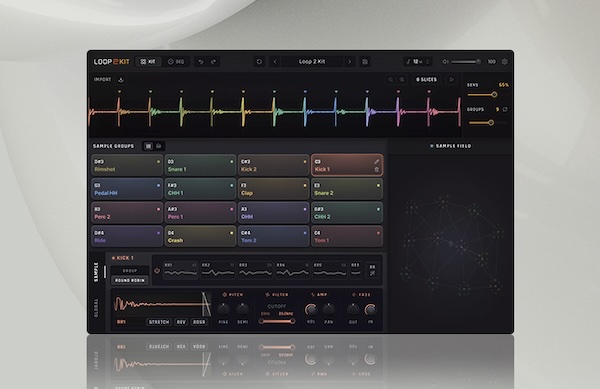 Pitch Innovations「Loop 2 Kit」ループ素材を読み込むだけで自動解析・スライス・キット化まで完結！“ループをそのまま楽器として演奏する”次世代サンプリング環境｜DTMプラグインセール