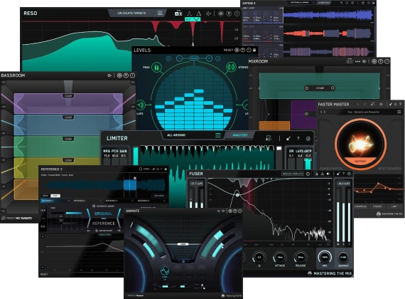 Mastering The Mix「Mastering The Mix All Plugins Bundle」音の問題発見からEQ補正、低域調整、ステレオ処理、ラウドネス管理、最終品質チェックまで対応できる万能プラグインバンドル