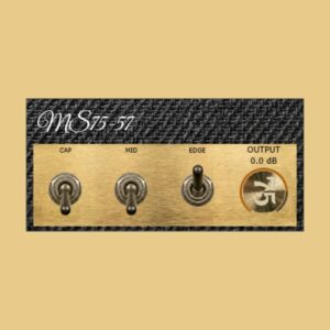 nina-tech「MS75-57 — Dynamic British 4x12 Cabinet Simulator」IRを使わずBritish 4x12キャビネットの動的な挙動を再現するVST3プラグイン｜DTMプラグインセール