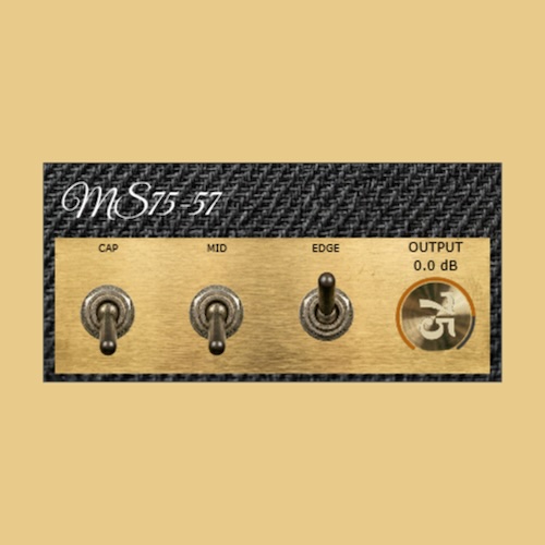 nina-tech「MS75-57 — Dynamic British 4x12 Cabinet Simulator」IRを使わずBritish 4x12キャビネットの動的な挙動を再現するVST3プラグイン｜DTMプラグインセール
