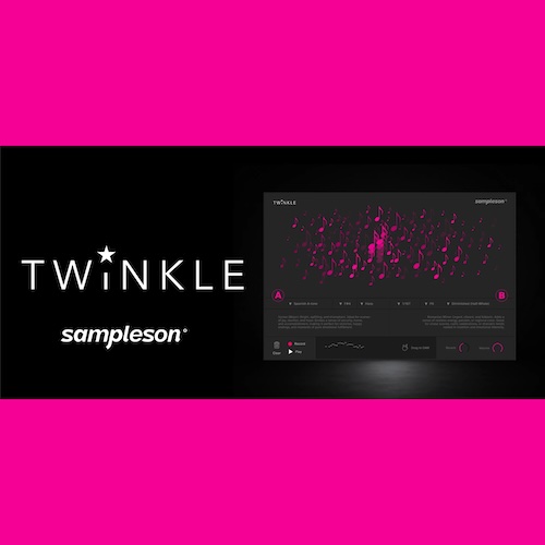 Sampleson「Twinkle」マウスをドラッグするだけで映画音楽のようなランやアルペジオを作成できるシネマティック作曲支援ツール｜DTMプラグインセール