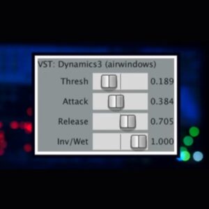 Airwindows「Dynamics3」コンプレッサーとエキスパンダーをシームレスに切り替えながらトランジェントや音の存在感を自在にコントロールできるAirwindowsのダイナミクスプラグイン｜DTMプラグインセール