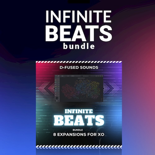 D-Fused Sounds「Infinite Beats Bundle」8種類のジャンル別ドラム拡張と1,000以上のサンプルを収録したXLN Audio XO専用ライブラリ｜DTMプラグインセール