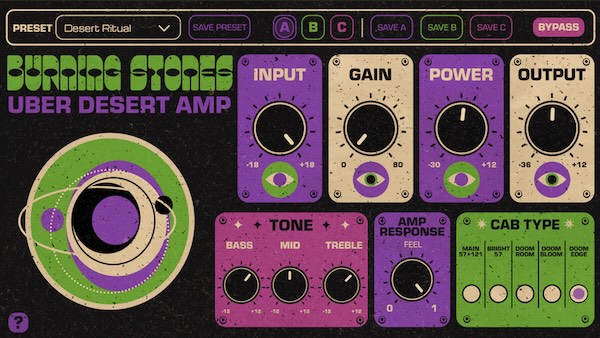 Hell Yes Loop Lab「Burning Stones Amp」荒々しく反応するアンプフィールと重厚なギターサウンドが魅力のアンプシミュレーター｜DTMプラグインセール