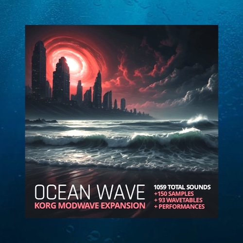 Ocean Swift Synthesis「Ocean Wave」1,000種類以上のプリセットとオリジナルウェーブテーブルを収録したKorg Modwave向け大規模サウンドライブラリ｜DTMプラグインセール