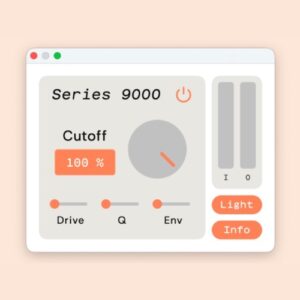 Sketch Audio「SERIES 9000」80年代後半の名機で知られる6次ローパスフィルターを再現した無料フィルタープラグイン｜DTMプラグインセール