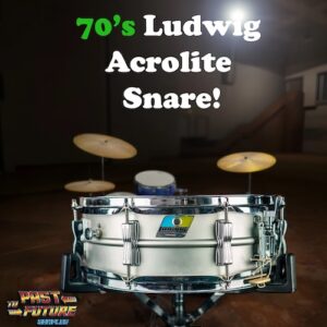 PastToFutureSamples「70s Ludwig Acrolite Snare!」0年代製Ludwig AcroliteをヴィンテージマイクとNEVEプリアンプで収録したリアルな無料スネアサンプル｜DTMプラグインセール
