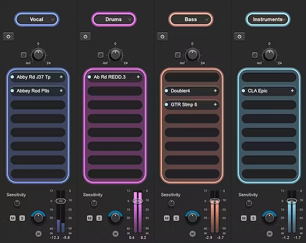 Waves「StudioVerse: Mix Unlock」完成済みのステレオ音源をボーカル・ドラム・ベース・楽器に分離してリアルタイム編集できる機能｜DTMプラグインセール