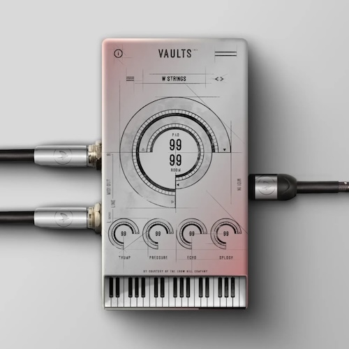 The Crow Hill Company「Vaults,The "W" Vintage String Synth」実機Wersiの揺らぎや個体差まで収録した、レトロなストリングサウンドを楽しめる音源｜DTMプラグインセール