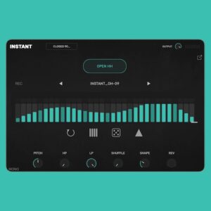TerminalVST「Instant」直感的なステップ入力でドラムパターンを素早く作成できるシンプルなドラムシーケンサー｜DTMプラグインセール
